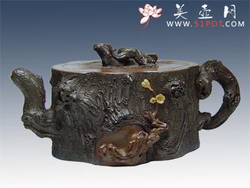 紫砂壶图片：岁寒三友 - 美壶网