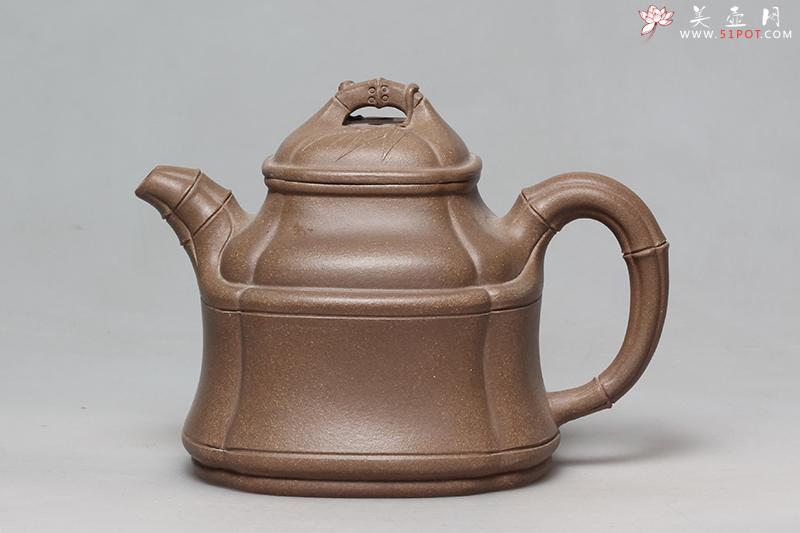 紫砂壶图片：四方竹鼎 - 美壶网