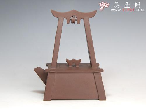 紫砂壶图片：古井提梁壶 - 美壶网
