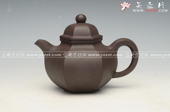 紫砂壶图片：六方掇球 - 美壶网