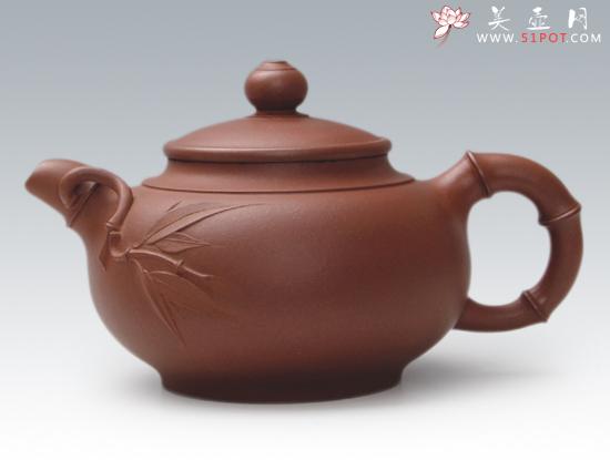 紫砂壶图片：竹鼓 - 美壶网