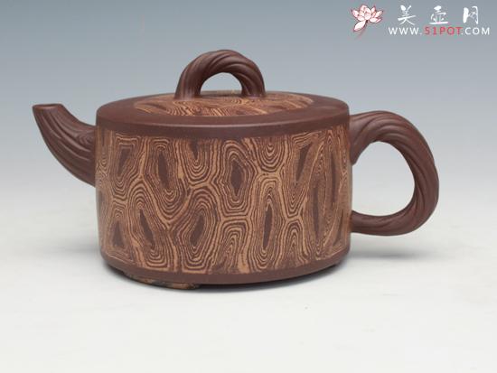 紫砂壶图片：树音 绞泥 - 美壶网