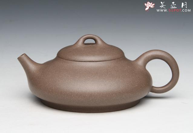 紫砂壶图片：阔底石瓢 - 美壶网