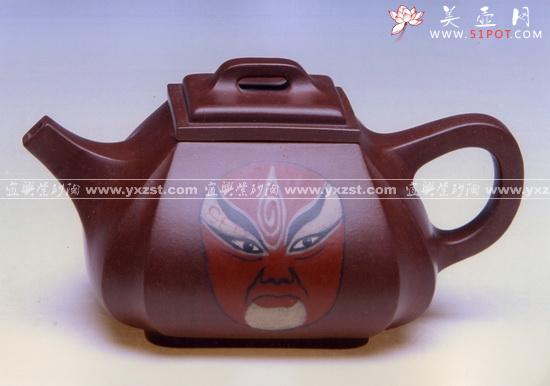 紫砂壶图片:四方抽角 - 美壶网