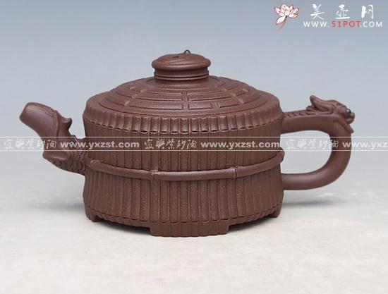 紫砂壶图片：龙头一捆竹 - 美壶网