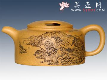 紫砂壶图片：牛盖莲子 - 美壶网