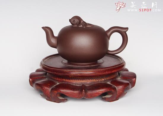 紫砂壶图片：鱼乐 - 美壶网