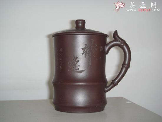 紫砂壶图片：竹节杯 - 美壶网