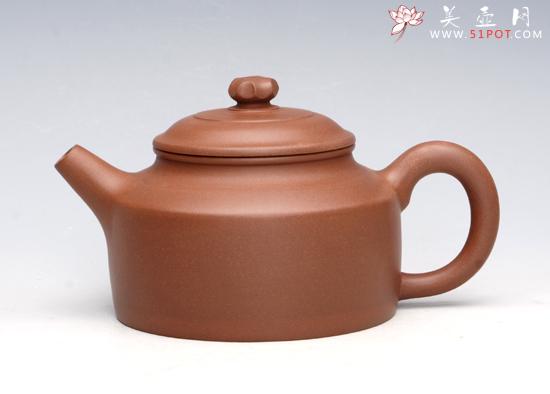 紫砂壶图片:花钮德钟 - 美壶网