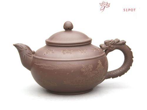 紫砂壶图片：龙凤呈祥 - 美壶网