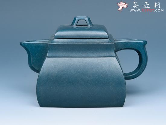 紫砂壶图片：僧帽四方 - 美壶网