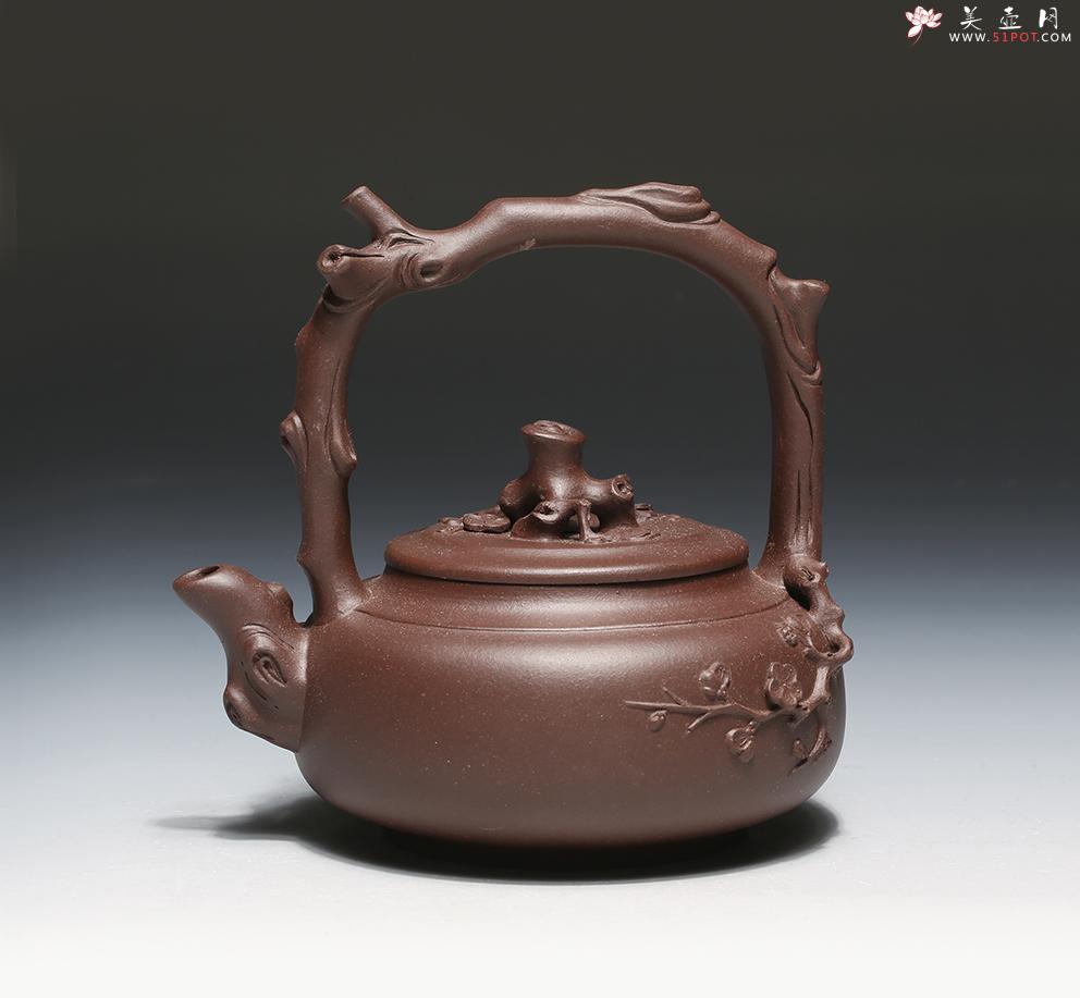 紫砂壶图片：新梅叶蕊 - 美壶网