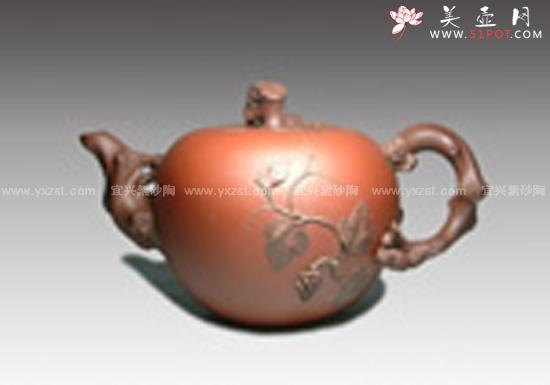 紫砂壶图片：松鼠葡萄 - 美壶网