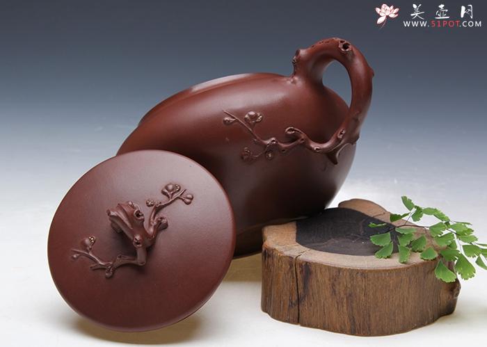 紫砂壶图片：梅雪争春系列  - 美壶网