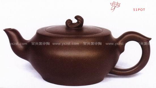 紫砂壶图片：浪花壶 - 美壶网