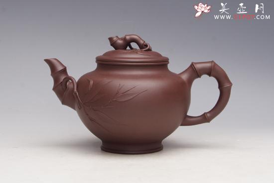 紫砂壶图片:竹报春 - 美壶网