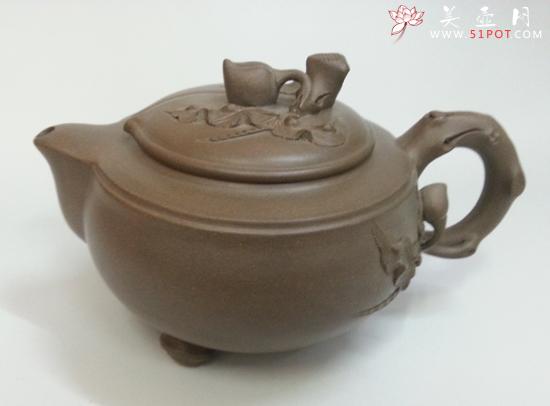 紫砂壶图片：寿桃壶 - 美壶网