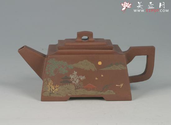 紫砂壶图片：长方光华 - 美壶网