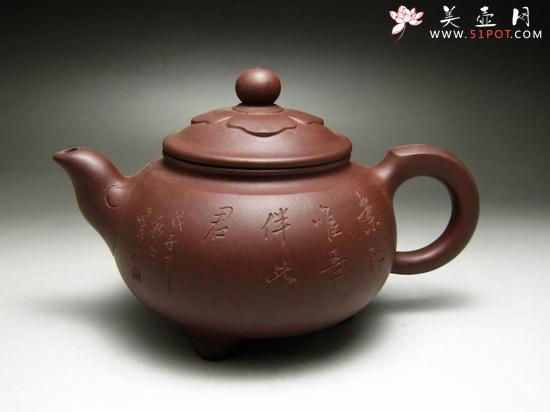 紫砂壶图片：花开富贵 - 美壶网