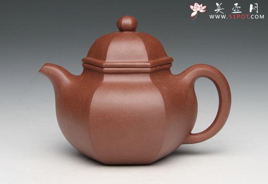 紫砂壶图片:六方宫灯 - 美壶网