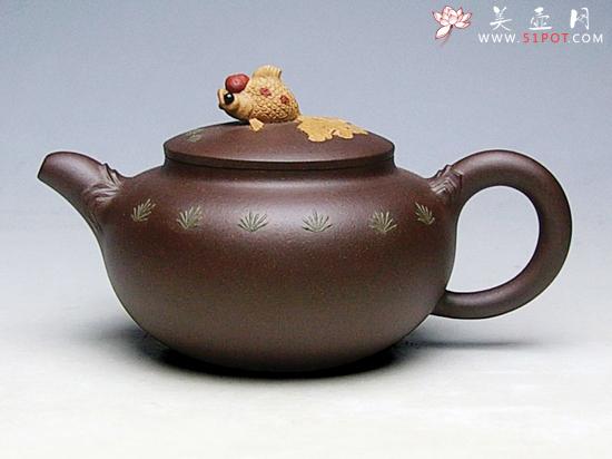 紫砂壶图片：鸿运当头 - 美壶网