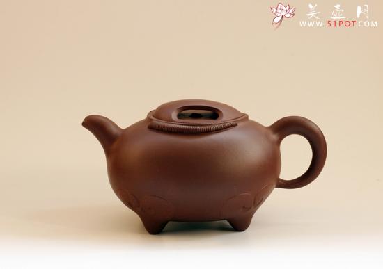 紫砂壶图片：富贵如意牛 - 美壶网