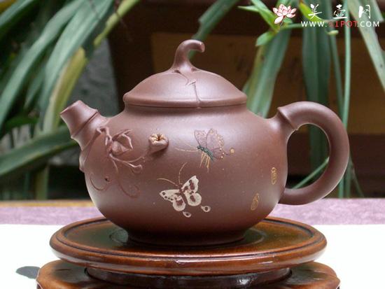 紫砂壶图片:争艳 - 美壶网