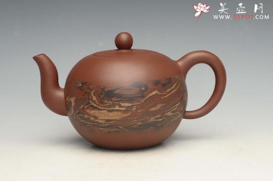 紫砂壶图片：绞泥一粒珠 - 美壶网