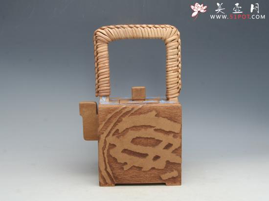 紫砂壶图片：方正提梁 - 美壶网