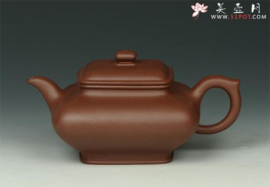 紫砂壶图片：四方虚扁 - 美壶网