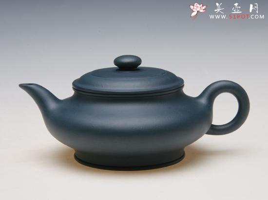 紫砂壶图片：水扁壶 - 美壶网