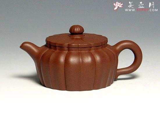 紫砂壶图片：葵八瓣 - 美壶网