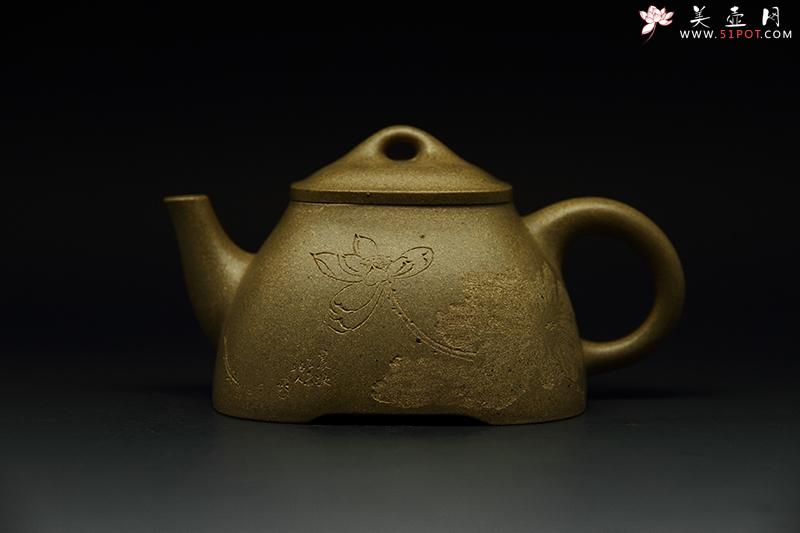 紫砂壶图片：孤菱壶(怡人刻） - 美壶网