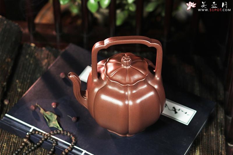 紫砂壶图片：得道提梁 - 美壶网