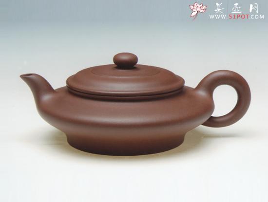紫砂壶图片：虚扁 - 美壶网