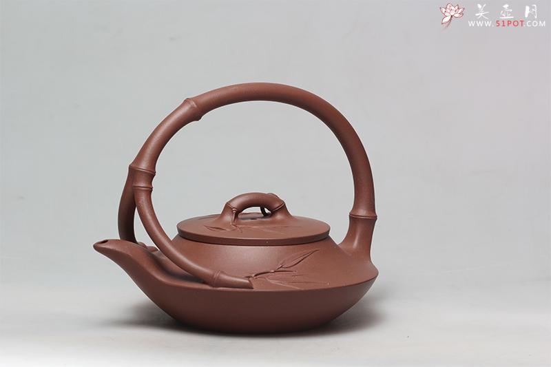 紫砂壶图片：竹节提梁 - 美壶网
