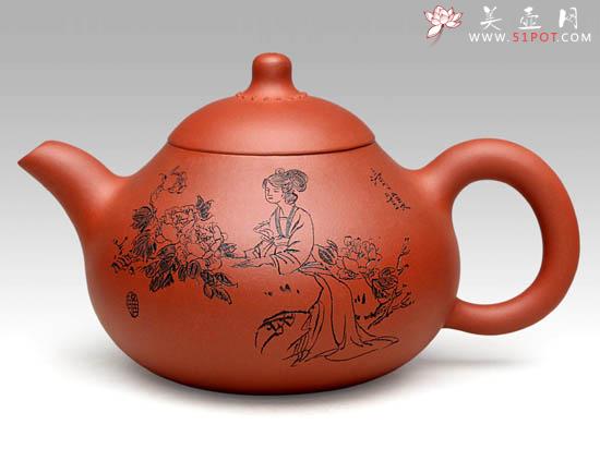 紫砂壶图片：玉乳  泥料：原矿清水泥  容量：300CC - 美壶网