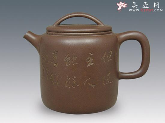 紫砂壶图片：秦砖汉瓦 - 美壶网