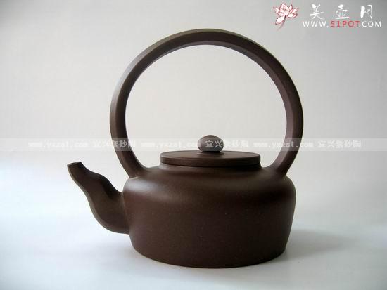 紫砂壶图片：明式提梁 - 美壶网