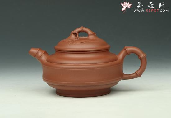 紫砂壶图片：竹鼓 - 美壶网