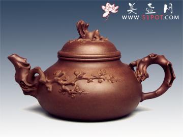 紫砂壶图片：铁骨生春 - 美壶网