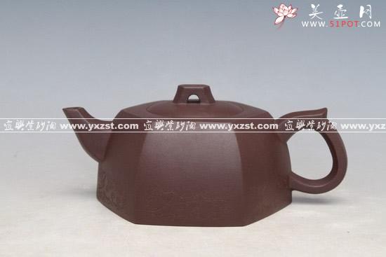 紫砂壶图片：古井 - 美壶网