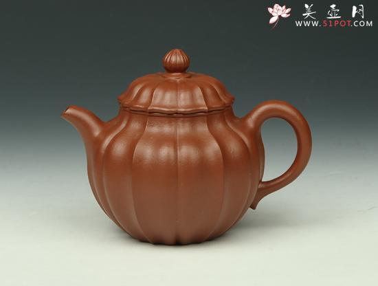 紫砂壶图片:筋纹器秋水 - 美壶网