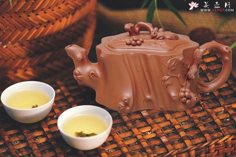 紫砂壶图片：矮松鼠葡萄壶 - 美壶网