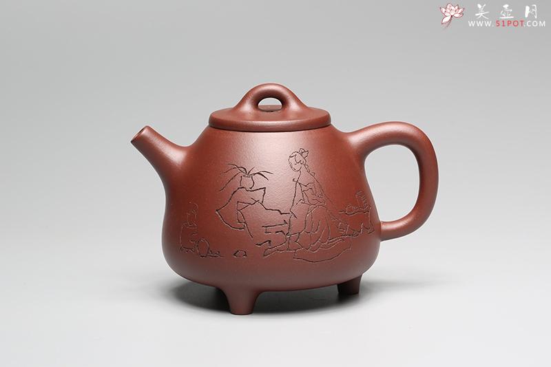 紫砂壶图片：高子冶石瓢 天津美术学院杨沛璋教授书画 - 美壶网