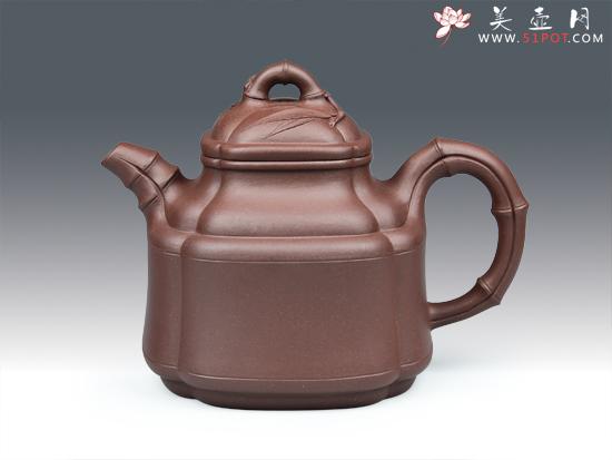 紫砂壶图片：竹鼎 - 美壶网