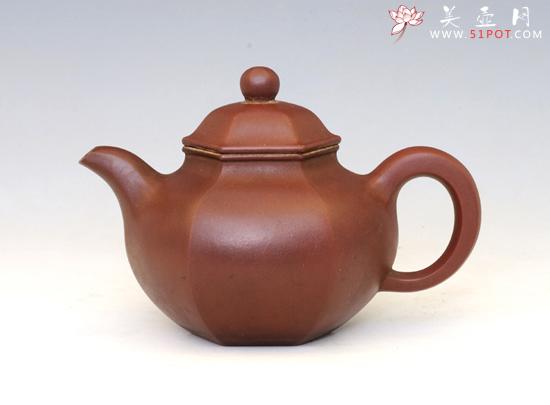 紫砂壶图片：六方掇球300cc - 美壶网