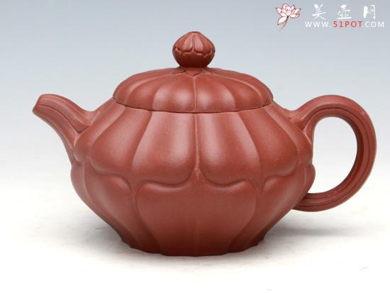 紫砂壶图片：合菱（底槽清）400ML - 美壶网