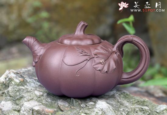 紫砂壶图片：南瓜 - 美壶网