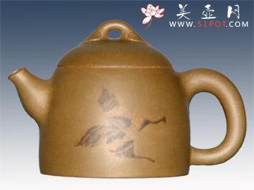 紫砂壶图片：秦权绞泥 - 美壶网